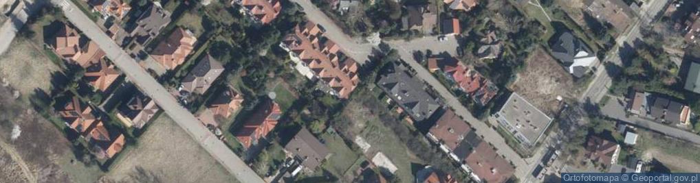 Zdjęcie satelitarne Księżycowa ul.