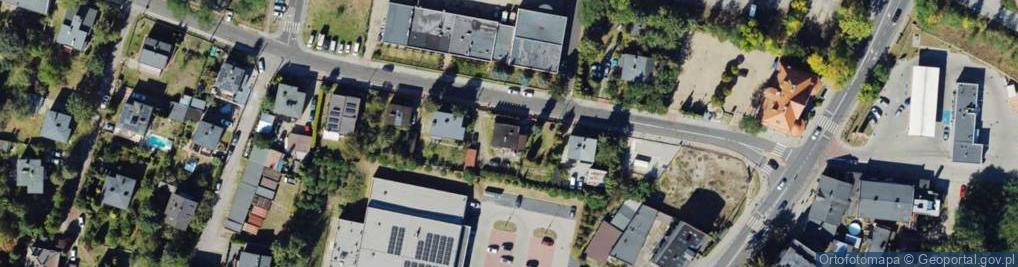Zdjęcie satelitarne Książęca ul.