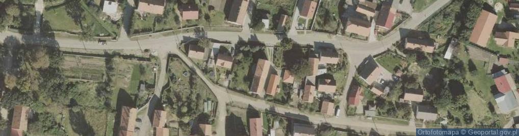 Zdjęcie satelitarne Księginice Wielkie ul.