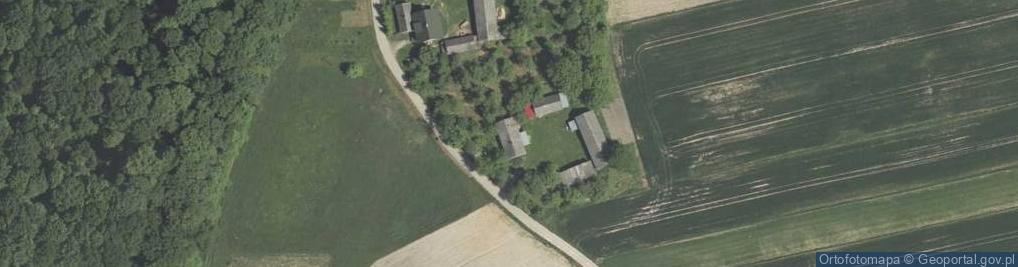 Zdjęcie satelitarne Księżostany-Kolonia ul.