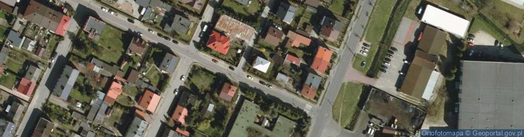 Zdjęcie satelitarne Księżacka ul.