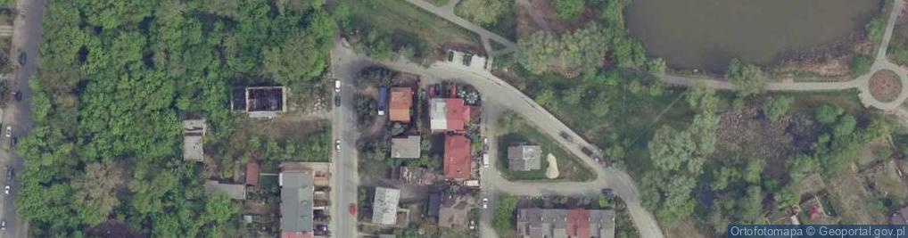 Zdjęcie satelitarne Książęca ul.