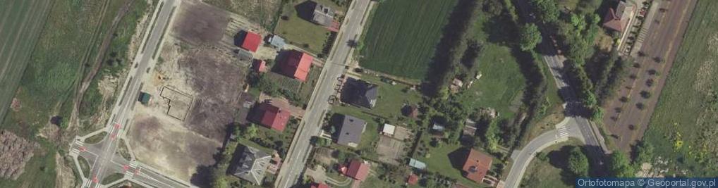 Zdjęcie satelitarne Księżycowa ul.