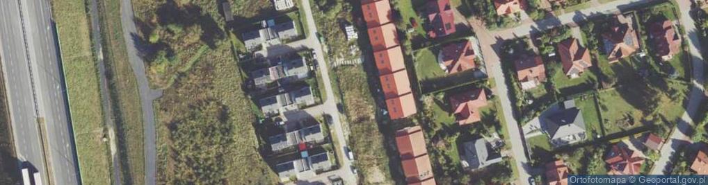 Zdjęcie satelitarne Księżycowa ul.
