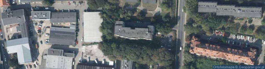 Zdjęcie satelitarne Księcia Warcisława I ul.