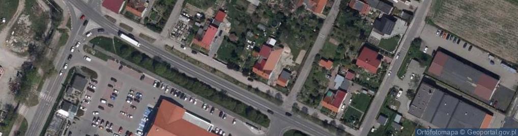 Zdjęcie satelitarne Kuziennicza ul.