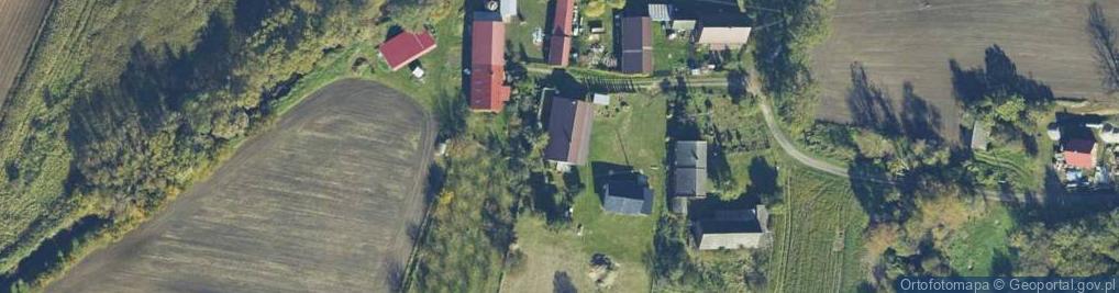 Zdjęcie satelitarne Kuźnica Dąbrowska ul.