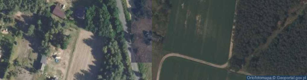 Zdjęcie satelitarne Kuźnica Zagrzebska-Kolonia ul.