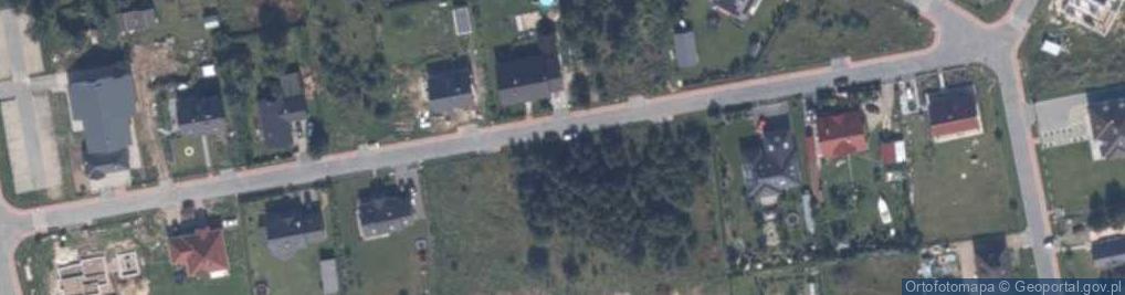 Zdjęcie satelitarne Kwiatów Polnych ul.