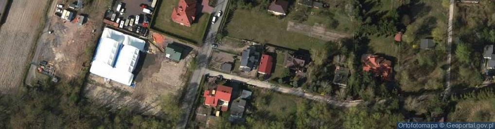 Zdjęcie satelitarne Łamana ul.