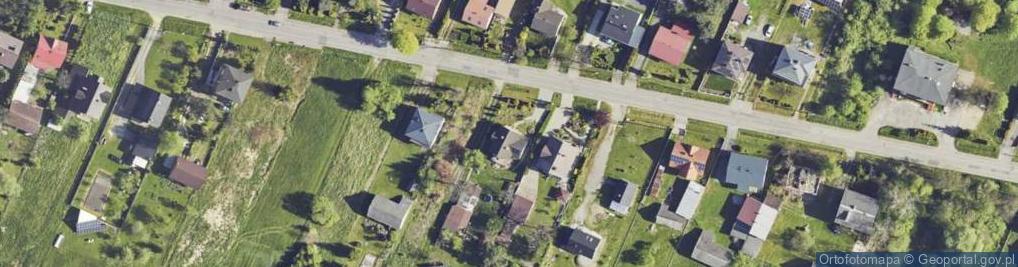 Zdjęcie satelitarne Łazy Błędowskie ul.