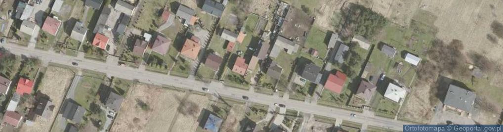 Zdjęcie satelitarne Łazy Błędowskie ul.