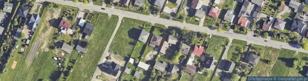 Zdjęcie satelitarne Łazy Błędowskie ul.