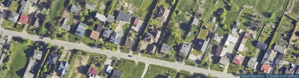 Zdjęcie satelitarne Łazy Błędowskie ul.
