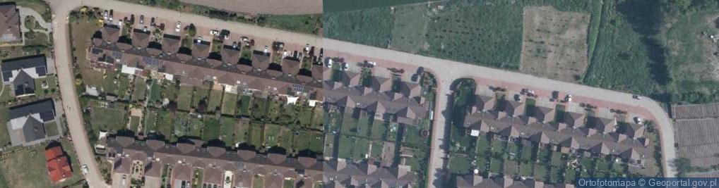 Zdjęcie satelitarne Lazurowa ul.