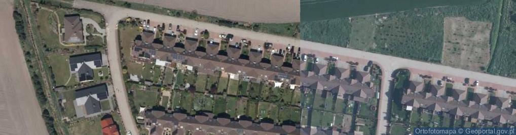 Zdjęcie satelitarne Lazurowa ul.