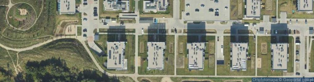 Zdjęcie satelitarne Lawendowe Wzgórze ul.