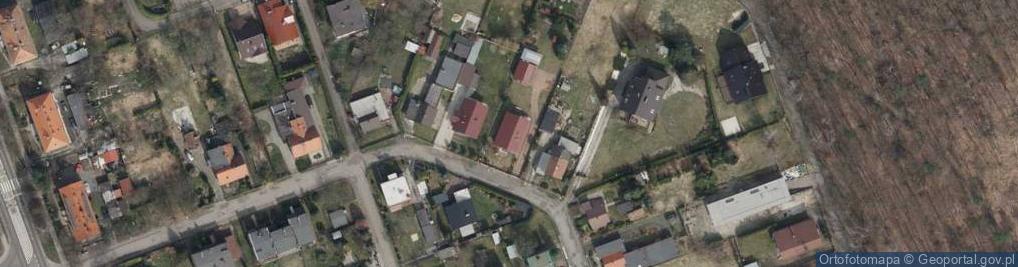 Zdjęcie satelitarne Las Łabędzki ul.