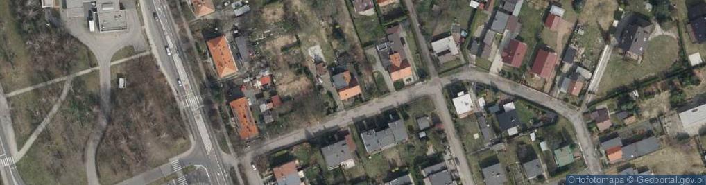 Zdjęcie satelitarne Las Łabędzki ul.