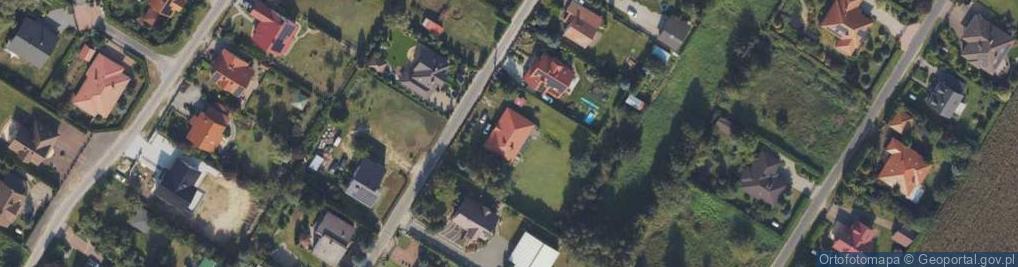 Zdjęcie satelitarne Łabędzia ul.
