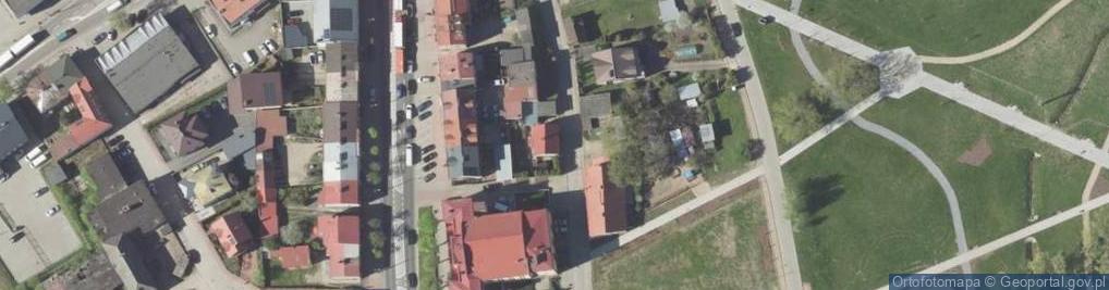 Zdjęcie satelitarne Łazienna ul.