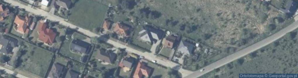 Zdjęcie satelitarne Łabędzia ul.
