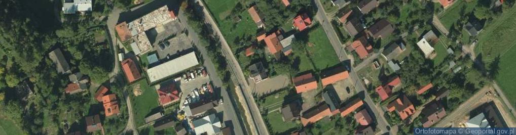 Zdjęcie satelitarne Łącko ul.