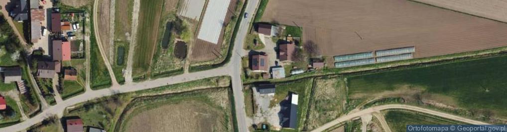 Zdjęcie satelitarne Łaganów ul.