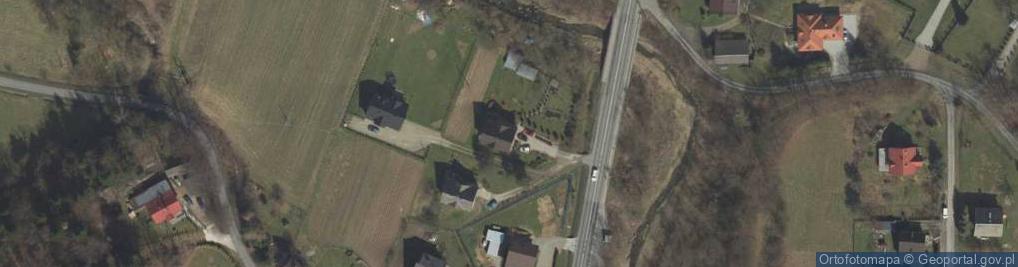 Zdjęcie satelitarne Łąkta Górna ul.