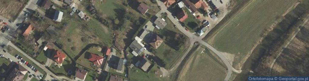 Zdjęcie satelitarne Łapanów ul.
