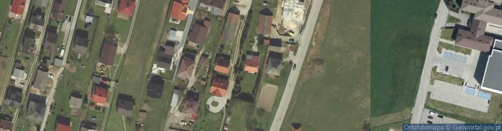 Zdjęcie satelitarne Łapczyca ul.