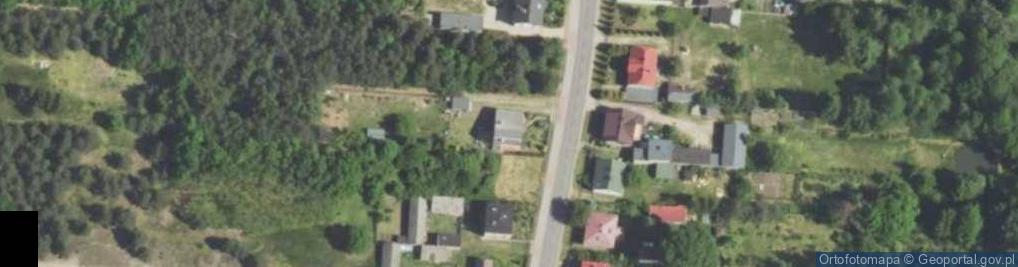 Zdjęcie satelitarne Łaziec ul.