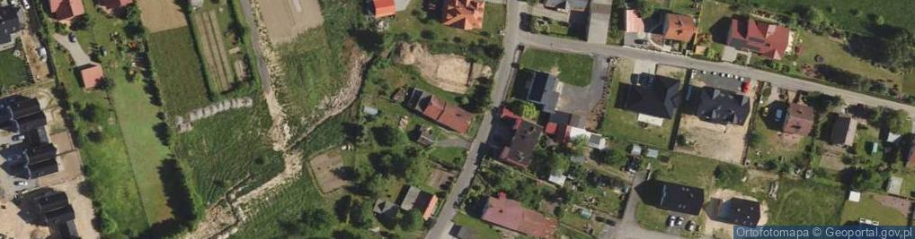 Zdjęcie satelitarne Łaziska ul.