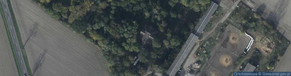 Zdjęcie satelitarne Łaziska ul.