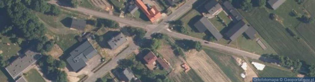 Zdjęcie satelitarne Łaznów ul.