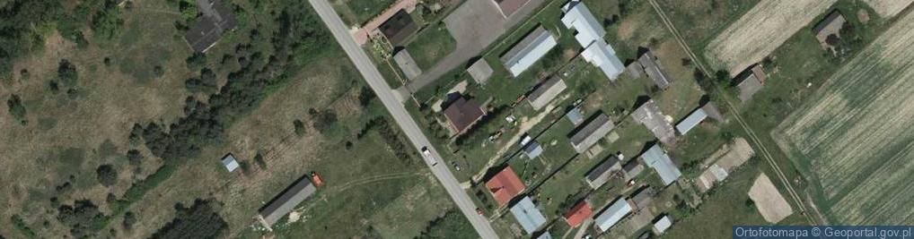 Zdjęcie satelitarne Łazów ul.