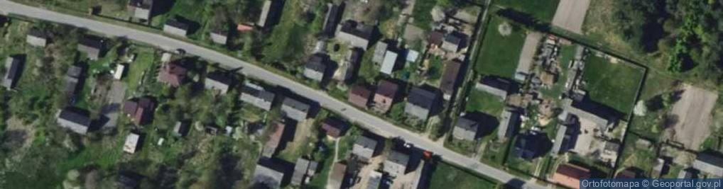 Zdjęcie satelitarne Łazów ul.