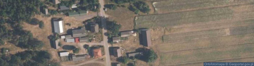 Zdjęcie satelitarne Łazy-Dąbrowa ul.