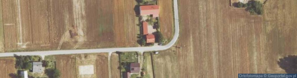 Zdjęcie satelitarne Łazy-Dąbrowa ul.