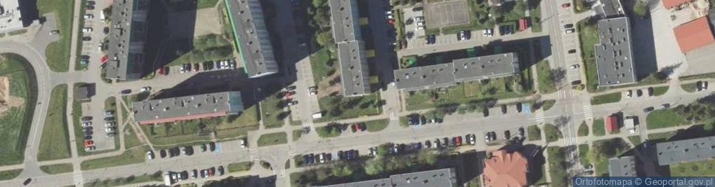 Zdjęcie satelitarne Łagody, por. ul.
