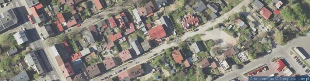 Zdjęcie satelitarne Łazienkowska ul.