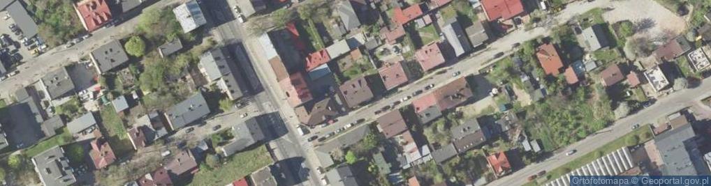 Zdjęcie satelitarne Łazienkowska ul.