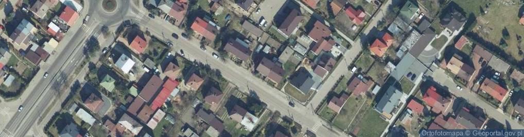 Zdjęcie satelitarne Ławecka ul.