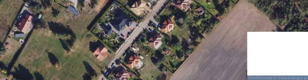 Zdjęcie satelitarne Łabędzia ul.