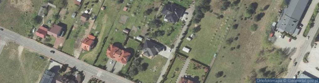 Zdjęcie satelitarne Ławska ul.