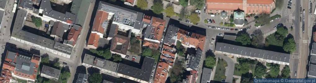 Zdjęcie satelitarne Łaciarska ul.