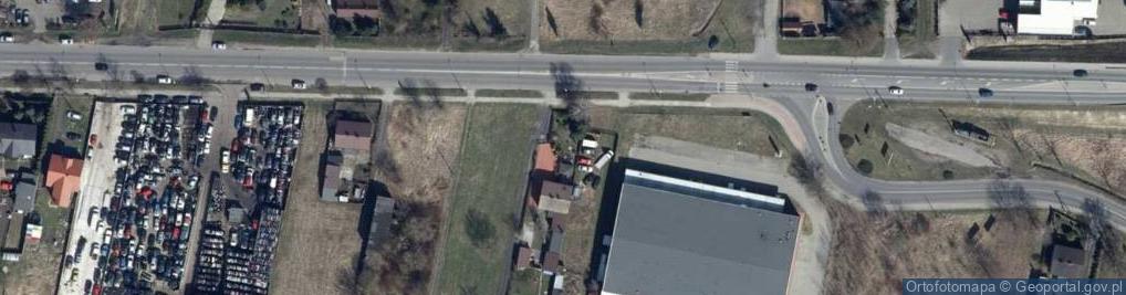 Zdjęcie satelitarne Łaska ul.
