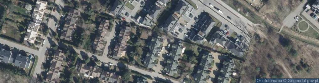 Zdjęcie satelitarne Leszczynowy Zaułek ul.