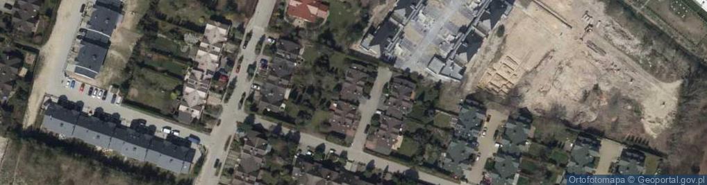 Zdjęcie satelitarne Leszczynowy Zaułek ul.