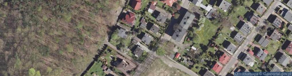 Zdjęcie satelitarne Leśnego Potoku ul.